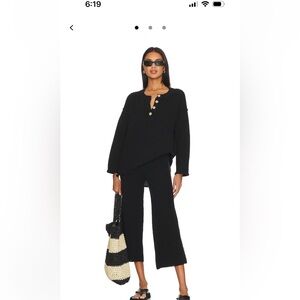 Free People Black hailee set